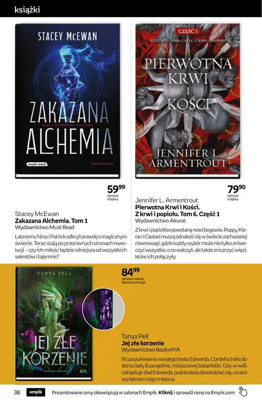 Empik - gazetka promocyjna Tom kultury: książki od środy 14.10 do wtorku 27.10 - strona 38