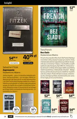 Empik - gazetka promocyjna Tom kultury: książki od środy 14.10 do wtorku 27.10 - strona 28