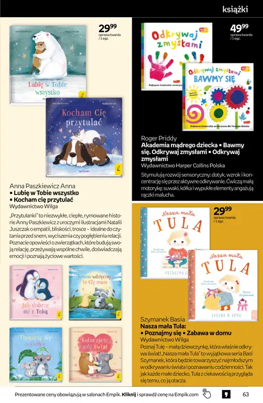 Empik - gazetka promocyjna Tom kultury: książki od środy 14.10 do wtorku 27.10 - strona 63