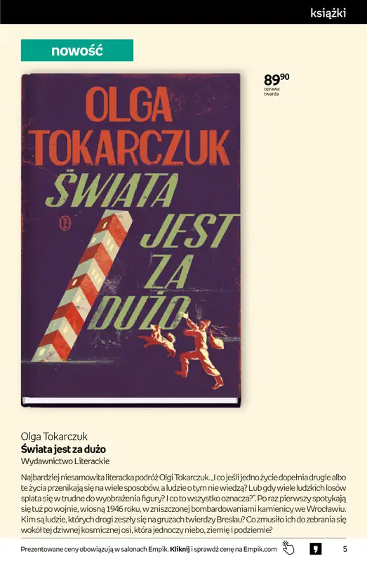 Empik - gazetka promocyjna Tom kultury: książki od środy 14.10 do wtorku 27.10 - strona 5