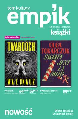 Empik - gazetka promocyjna Tom kultury: książki od środy 14.10 do wtorku 27.10
