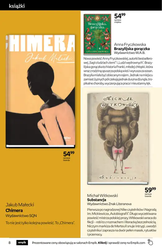 Empik - gazetka promocyjna Tom kultury: książki od środy 14.10 do wtorku 27.10 - strona 8