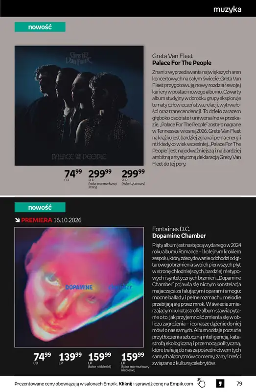 Empik - gazetka promocyjna Tom kultury: muzyka od środy 14.10 do wtorku 27.10 - strona 4