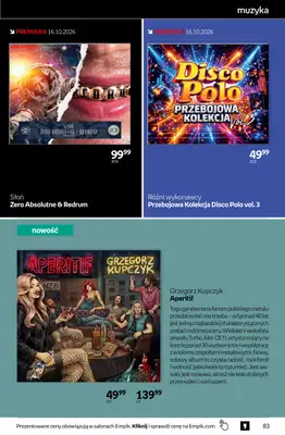 Empik - gazetka promocyjna Tom kultury: muzyka od środy 14.10 do wtorku 27.10 - strona 8