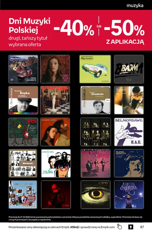 Empik - gazetka promocyjna Tom kultury: muzyka od środy 14.10 do wtorku 27.10 - strona 12