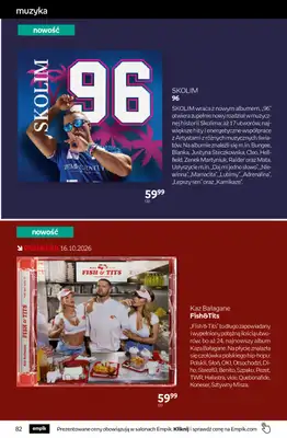 Empik - gazetka promocyjna Tom kultury: muzyka od środy 14.10 do wtorku 27.10 - strona 7