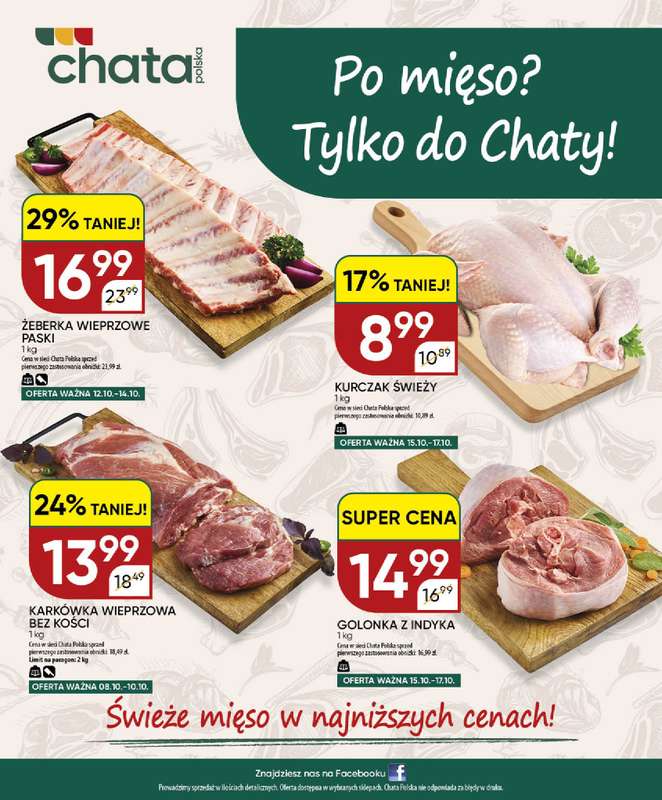 Chata Polska - gazetka promocyjna Gazetka 8-18.10 od środy 14.10 do niedzieli 18.10 - strona 20