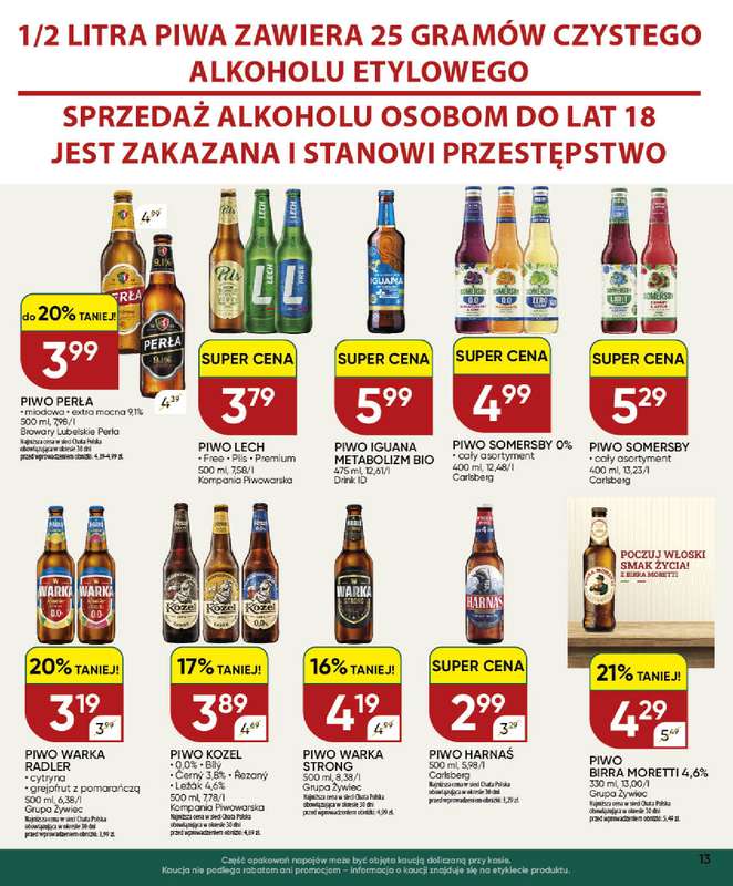 Chata Polska - gazetka promocyjna Gazetka 8-18.10 od środy 14.10 do niedzieli 18.10 - strona 13