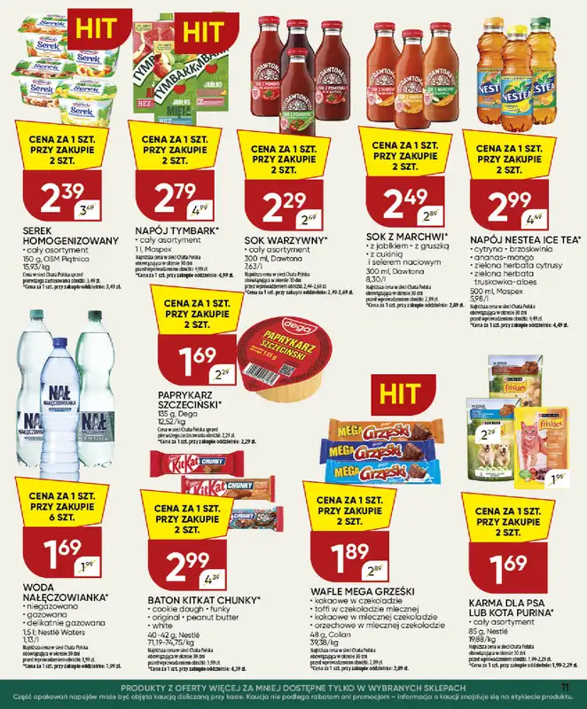 Chata Polska - gazetka promocyjna Gazetka 8-18.10 od środy 14.10 do niedzieli 18.10 - strona 11