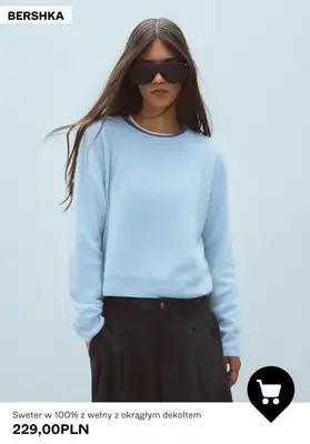 Bershka - gazetka promocyjna Swetry damskie od 109,00 PLN od środy 14.10  - strona 8