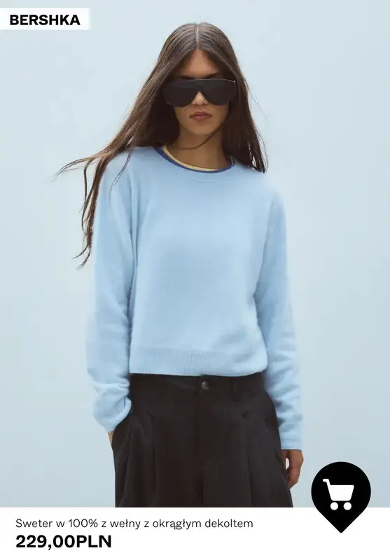 Bershka - gazetka promocyjna Swetry damskie od 109,00 PLN od środy 14.10  - strona 8