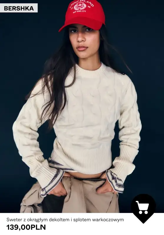 Bershka - gazetka promocyjna Swetry damskie od 109,00 PLN od środy 14.10  - strona 7