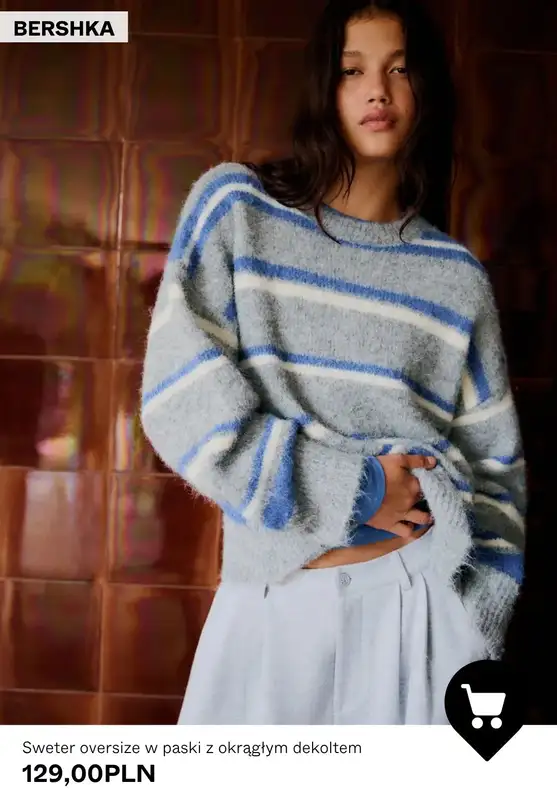 Bershka - gazetka promocyjna Swetry damskie od 109,00 PLN od środy 14.10  - strona 2