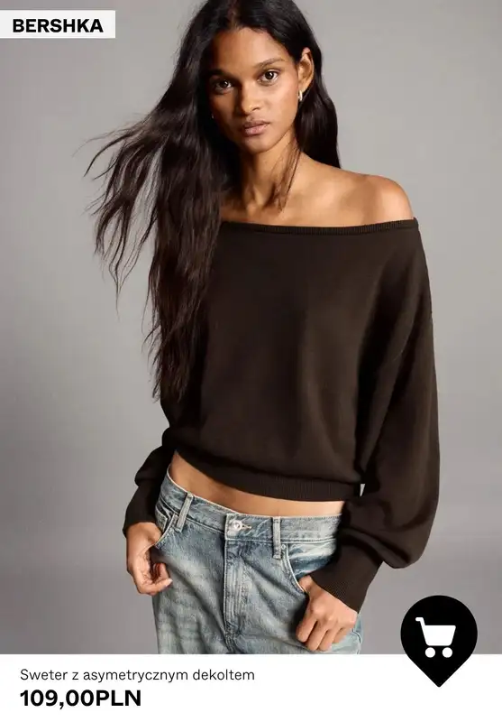 Bershka - gazetka promocyjna Swetry damskie od 109,00 PLN od środy 14.10  - strona 9