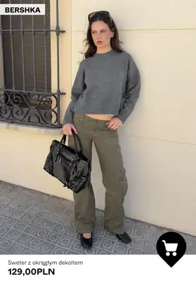 Bershka - gazetka promocyjna Swetry damskie od 109,00 PLN od środy 14.10  - strona 10