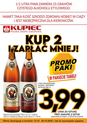 Kupiec - gazetka promocyjna Promopaki od środy 14.10 do wtorku 20.10 - strona 3