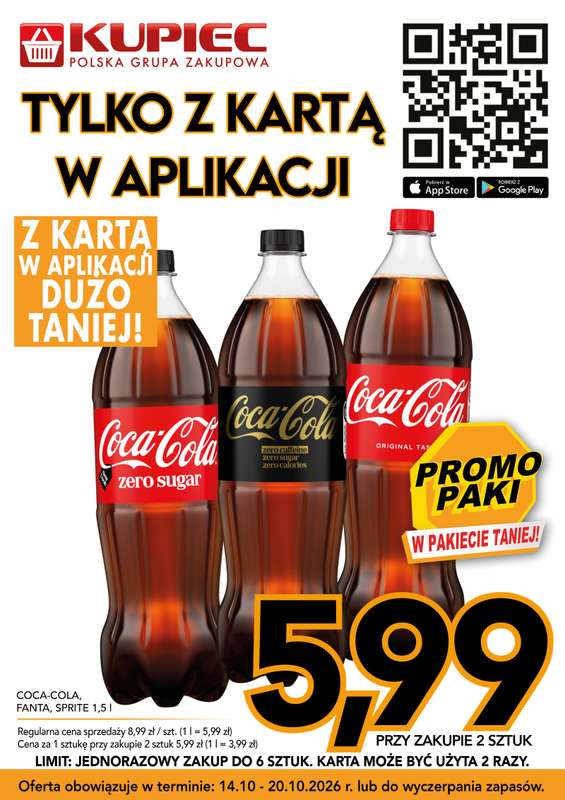 Kupiec - gazetka promocyjna Promopaki od środy 14.10 do wtorku 20.10 - strona 7