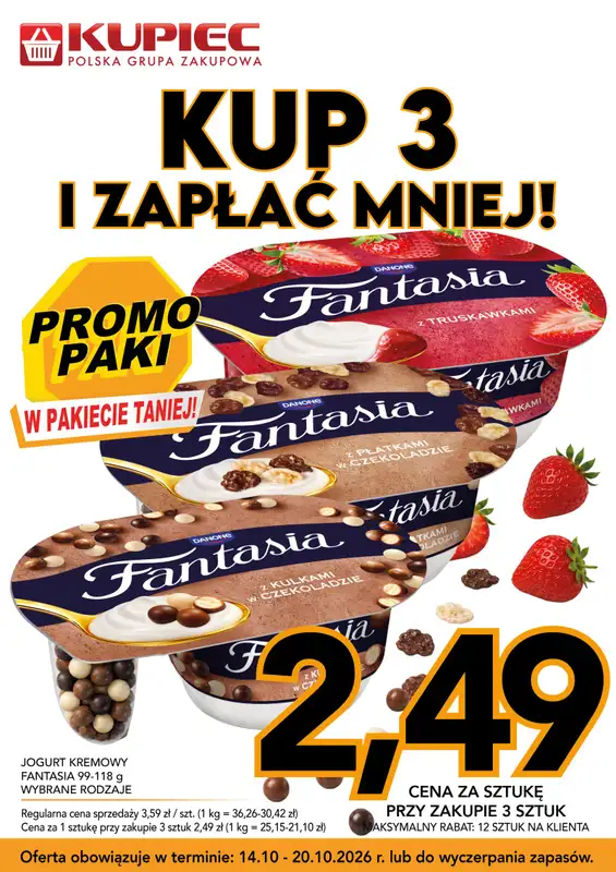 Kupiec - gazetka promocyjna Promopaki od środy 14.10 do wtorku 20.10 - strona 2