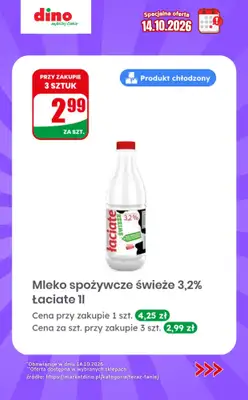 Dino - gazetka promocyjna Specjalna oferta na 14.10.2026 - promocje spoza gazetki od środy 14.10 do środy 14.10 - strona 7
