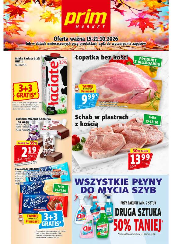 Prim Market - gazetka promocyjna Gazetka od czwartku 15.10 do środy 21.10
