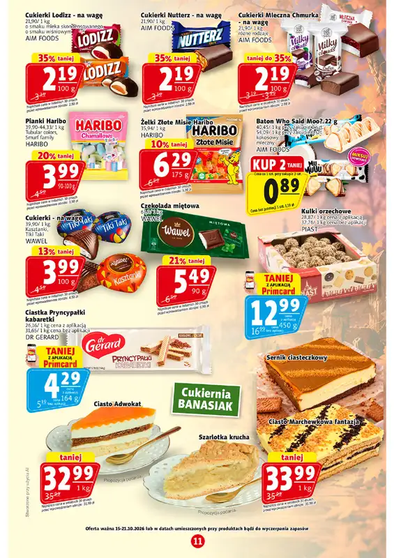 Prim Market - gazetka promocyjna Gazetka od czwartku 15.10 do środy 21.10 - strona 11