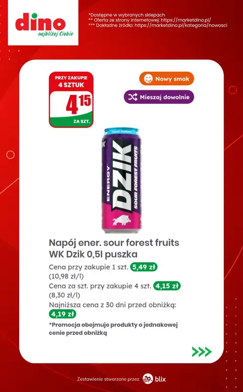 Dino - gazetka promocyjna Nowości w Dino! od środy 14.10  - strona 7