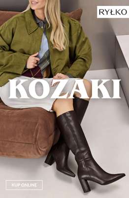Ryłko - gazetka promocyjna KOZAKI damskie od środy 14.10 