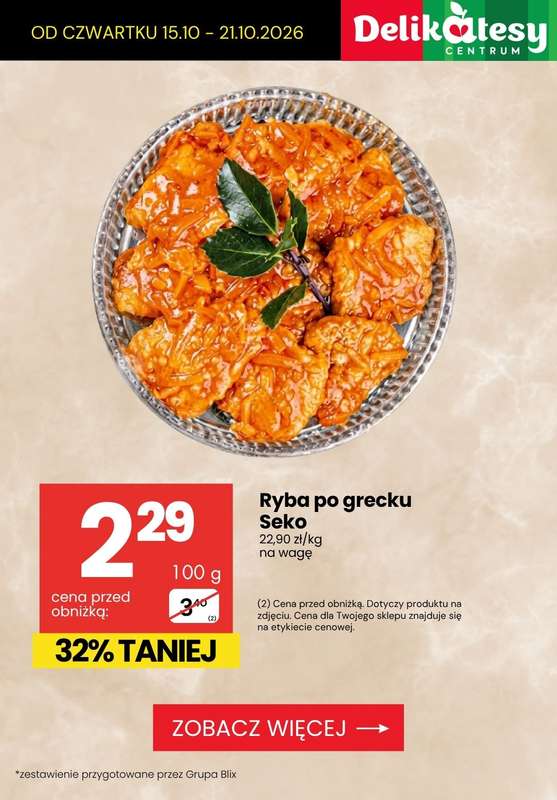 Delikatesy Centrum - gazetka promocyjna Najlepsze promocje do -42% od czwartku 15.10 do środy 21.10 - strona 8