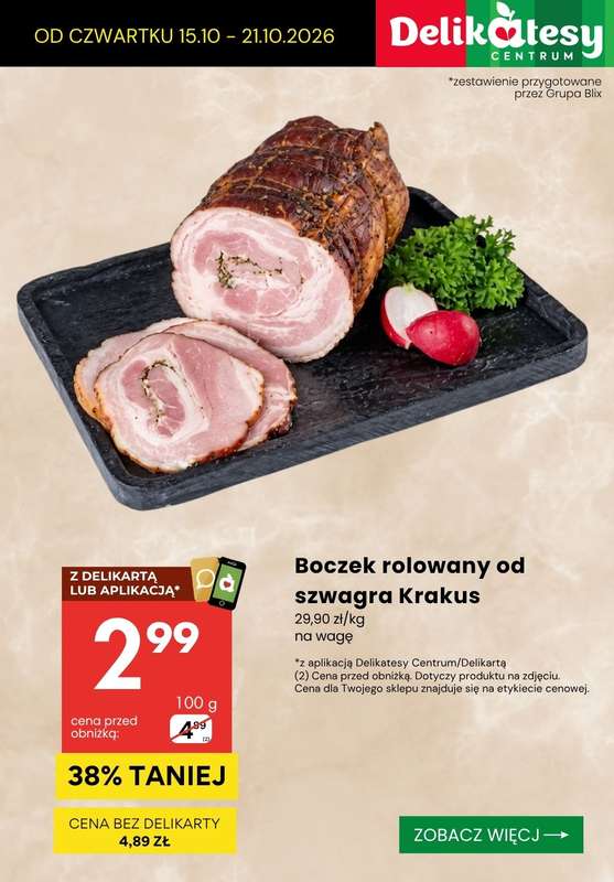 Delikatesy Centrum - gazetka promocyjna Najlepsze promocje do -42% od czwartku 15.10 do środy 21.10 - strona 3