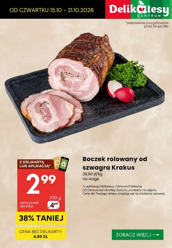 Delikatesy Centrum - gazetka promocyjna Najlepsze promocje do -42% od czwartku 15.10 do środy 21.10 - strona 3