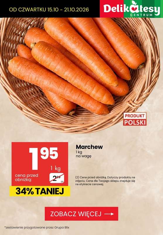 Delikatesy Centrum - gazetka promocyjna Najlepsze promocje do -42% od czwartku 15.10 do środy 21.10 - strona 6