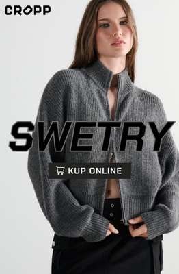 Cropp - gazetka promocyjna Ciepłe swetry damskie od czwartku 15.10 