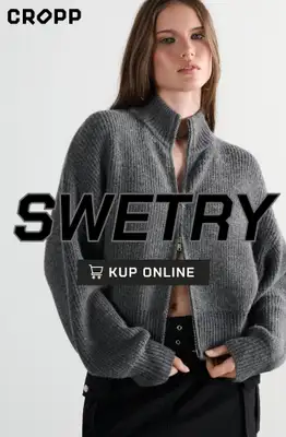 Cropp - gazetka promocyjna Ciepłe swetry damskie od czwartku 15.10 