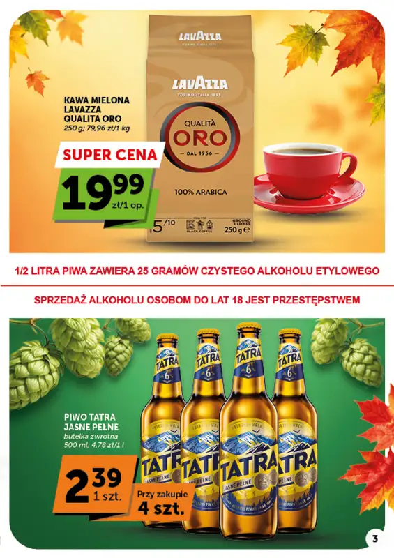 Groszek - gazetka promocyjna Gazetka Supermarket od czwartku 15.10 do środy 21.10 - strona 3