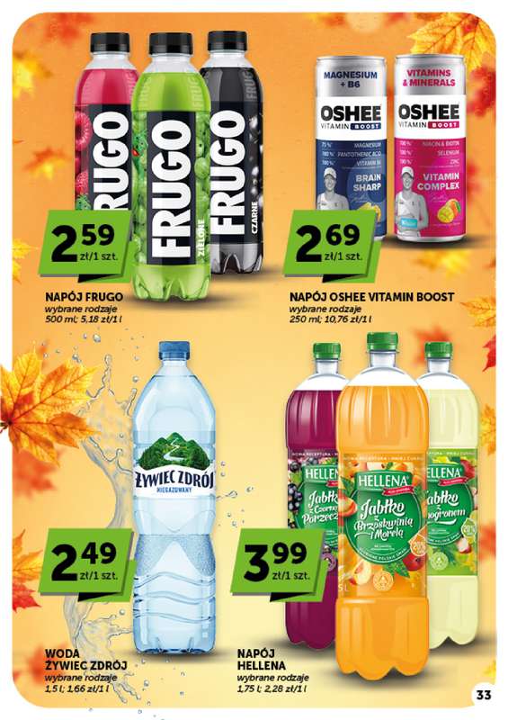 Groszek - gazetka promocyjna Gazetka Supermarket od czwartku 15.10 do środy 21.10 - strona 33