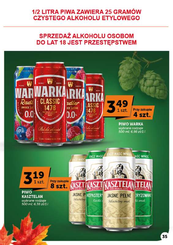 ABC - gazetka promocyjna Gazetka Supermarket od czwartku 15.10 do środy 21.10 - strona 35