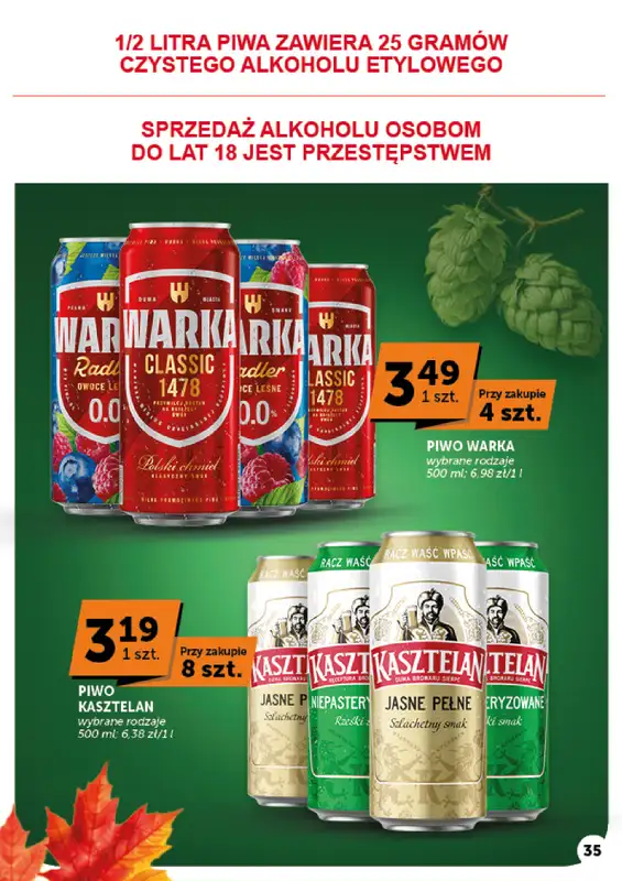 ABC - gazetka promocyjna Gazetka Supermarket od czwartku 15.10 do środy 21.10 - strona 35