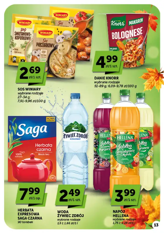 Groszek - gazetka promocyjna Gazetka Minimarket od czwartku 15.10 do środy 21.10 - strona 13
