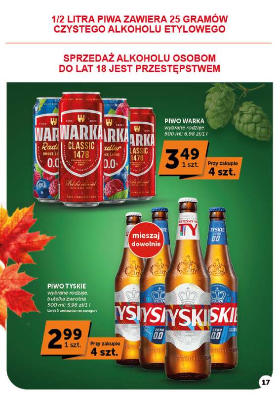 Groszek - gazetka promocyjna Gazetka Minimarket od czwartku 15.10 do środy 21.10 - strona 17