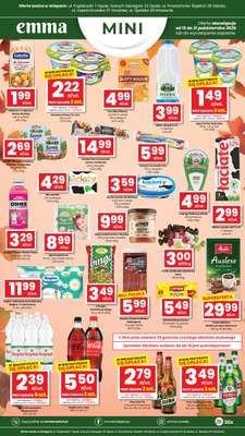 emma MARKET - gazetka promocyjna Oferta spożywcza Emma Mini od czwartku 15.10 do środy 21.10