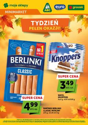 ABC - gazetka promocyjna Gazetka Minimarket od czwartku 15.10 do środy 21.10