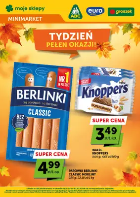 ABC - gazetka promocyjna Gazetka Minimarket od czwartku 15.10 do środy 21.10