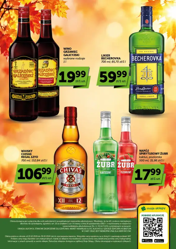 Groszek - gazetka promocyjna Ulotka alkoholowa od czwartku 15.10 do środy 28.10 - strona 2