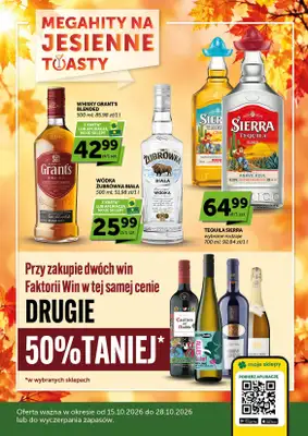 ABC - gazetka promocyjna Ulotka alkoholowa od czwartku 15.10 do środy 28.10