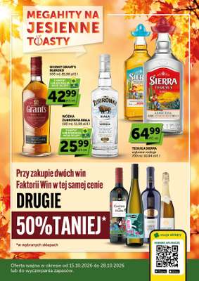 Euro Sklep - gazetka promocyjna Ulotka alkoholowa od czwartku 15.10 do środy 28.10