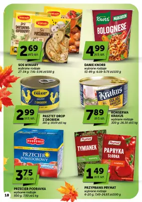 Groszek - gazetka promocyjna Gazetka Market od czwartku 15.10 do środy 21.10 - strona 18