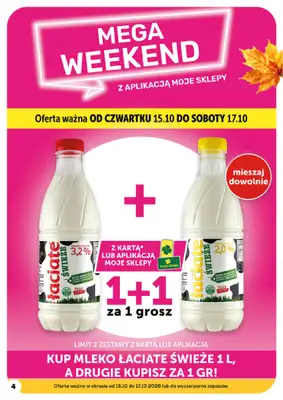 Groszek - gazetka promocyjna Gazetka Market od czwartku 15.10 do środy 21.10 - strona 4