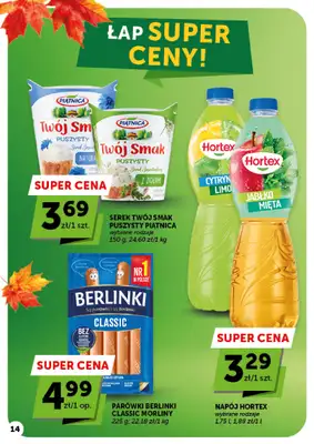 Groszek - gazetka promocyjna Gazetka Market od czwartku 15.10 do środy 21.10 - strona 14