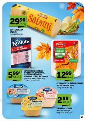 Groszek - gazetka promocyjna Gazetka Market od czwartku 15.10 do środy 21.10 - strona 17