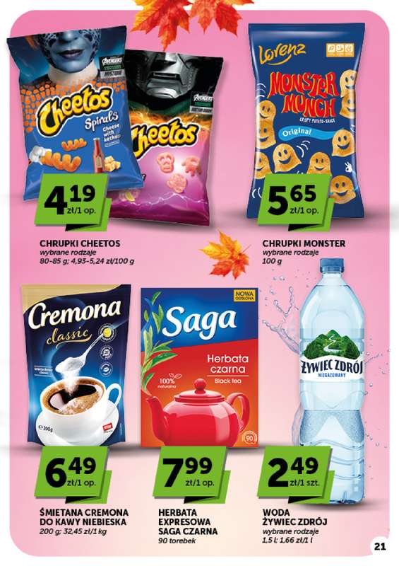Groszek - gazetka promocyjna Gazetka Market od czwartku 15.10 do środy 21.10 - strona 21
